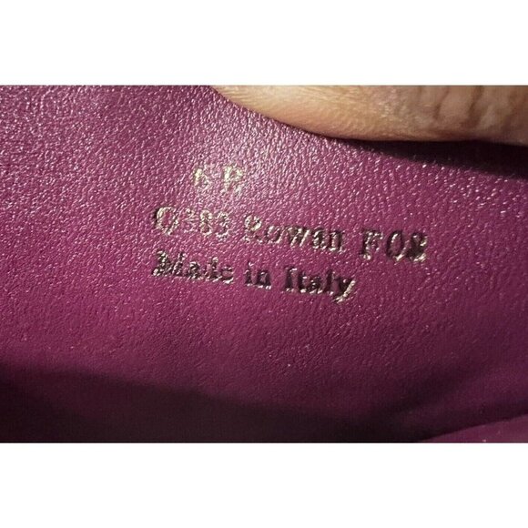 Coach Patent Leather Boots Rowan Snakeskin Embossed Cuff Size 6B - Picture 4 of 8